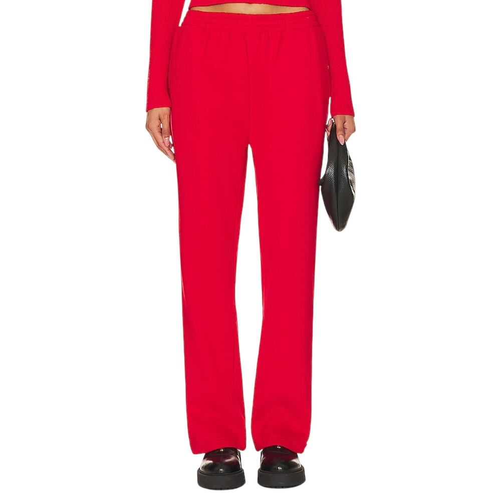 Atoir Cozy Red Straight Leg Track Pants Size XS